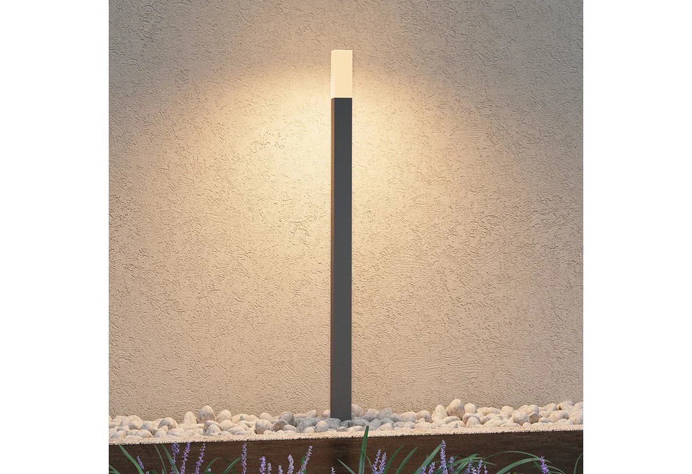 Mai & Mai LED Außen-Stehlampe Sandgrau dunkel 3000K IP65