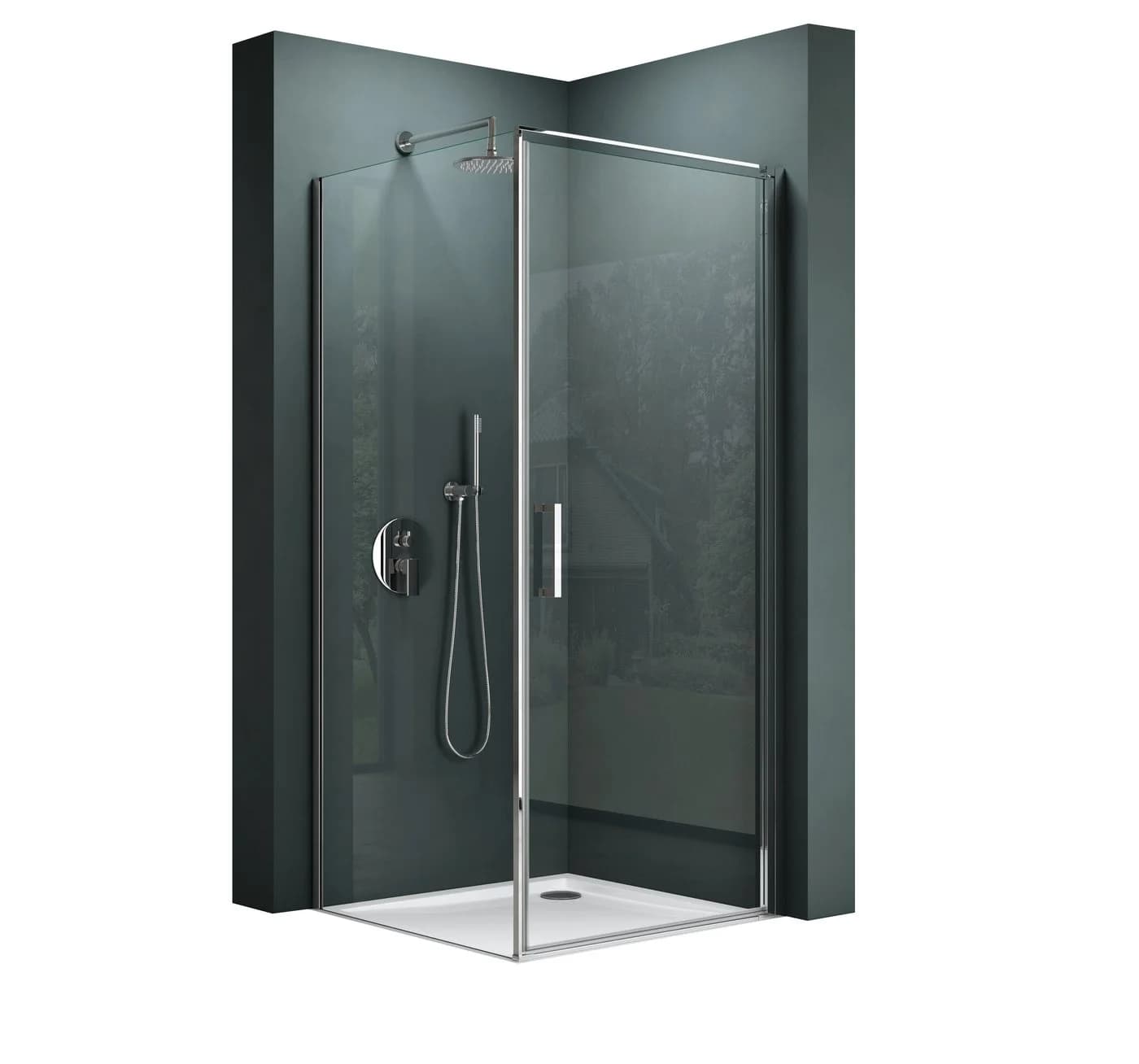 Mai & Mai Duschkabine Rav36 80x80cm 8mm ESG Glas NANO Hebe-/Senk-System - Bild 2