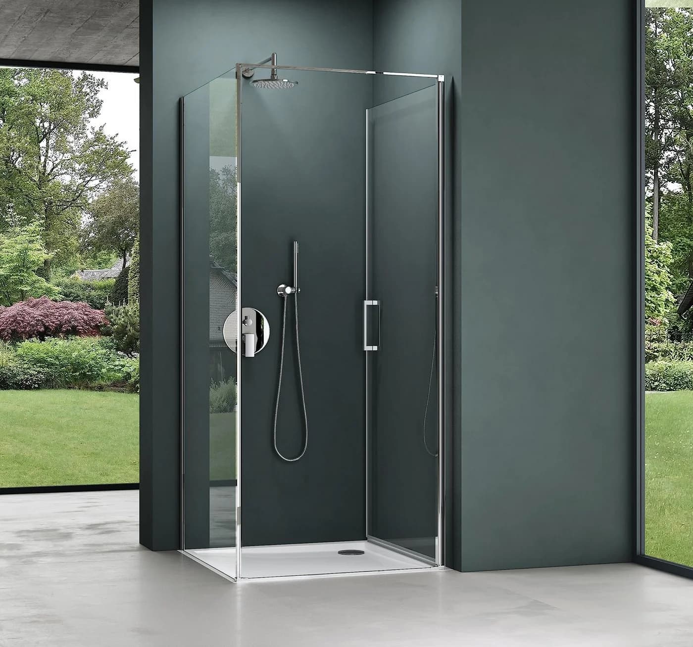 Mai & Mai Duschkabine Rav36 80x80cm 8mm ESG Glas NANO Hebe-/Senk-System - Bild 3
