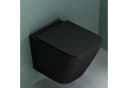 Mai & Mai Hänge-WC spülrandlos mit Softclose-Sitz Schwarz Bild 1