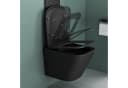 Mai & Mai Hänge-WC spülrandlos mit Softclose-Sitz Schwarz Bild 4
