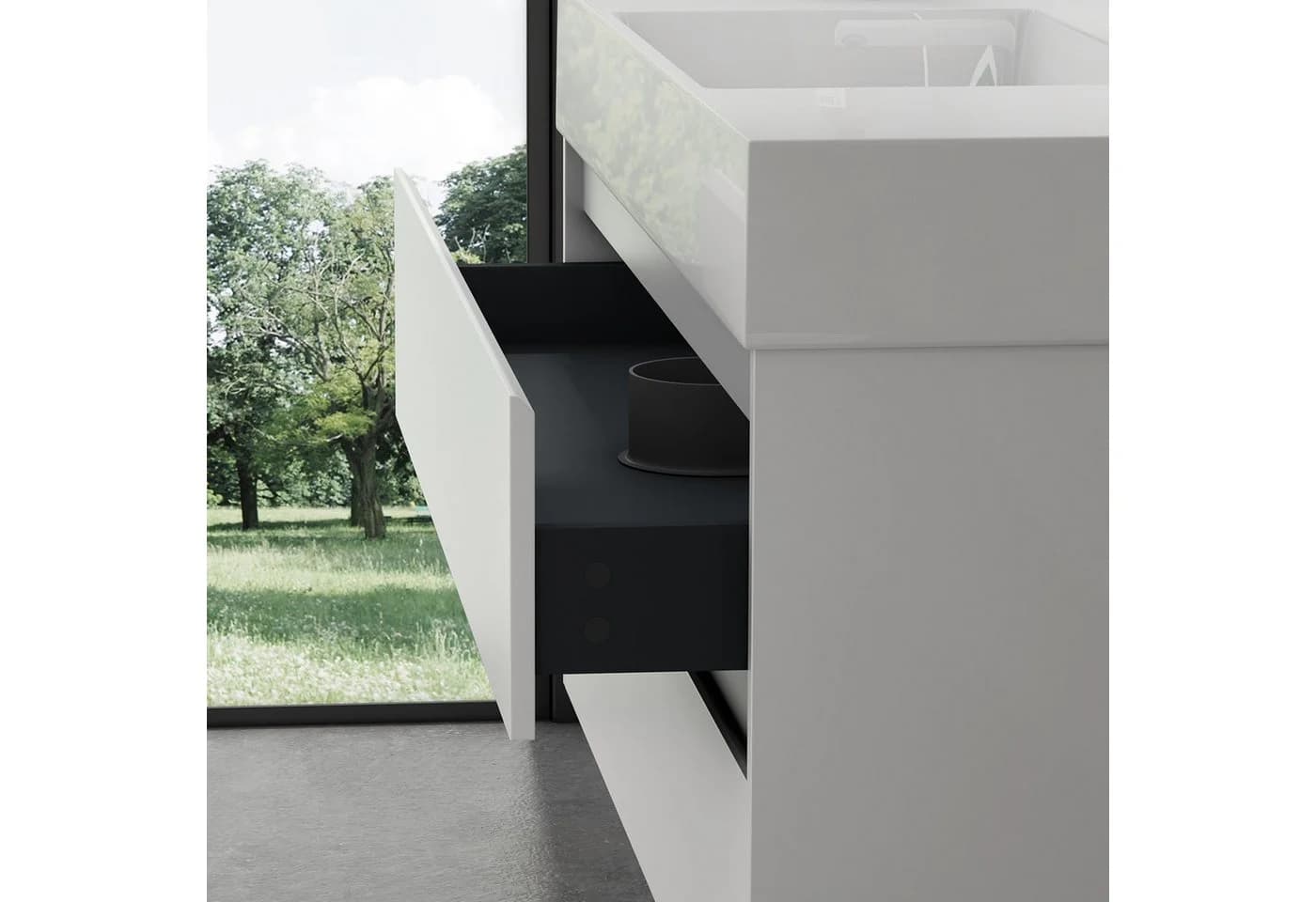 Mai & Mai Badmöbel-Set 120cm Waschbecken mit Unterschrank Deep - Bild 5