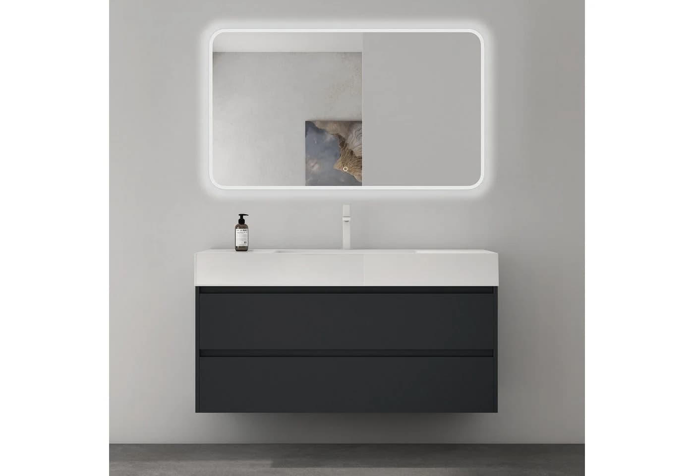 Mai & Mai Badmöbel-Set 120cm Waschbecken mit Unterschrank Deep