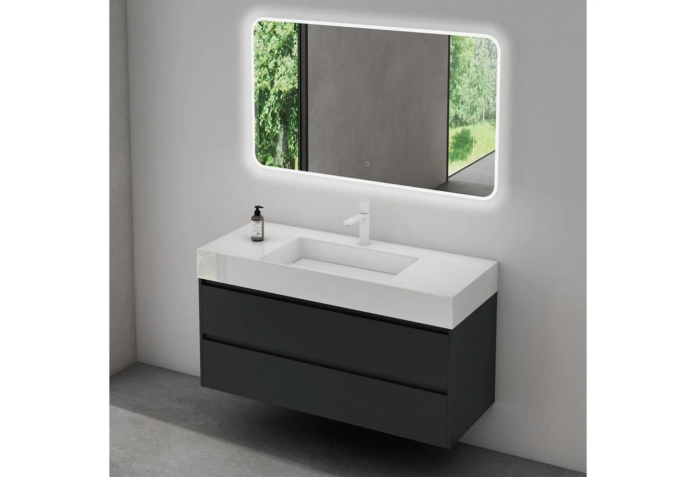 Mai & Mai Badmöbel-Set 120cm Waschbecken mit Unterschrank Deep - Bild 3