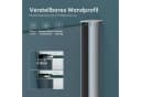 Mai & Mai Duschwand Walk-In 8mm ESG Glas NANO Transparent Silber Bild 4