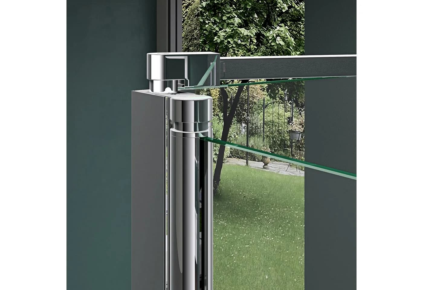 Mai & Mai Badewannenaufsatz Duschwand C113 ESG Glas 6mm NANO - Bild 4