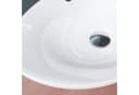 Mai & Mai Aufsatzwaschbecken Br818 Oval Weiß Keramik NANO Bild 4
