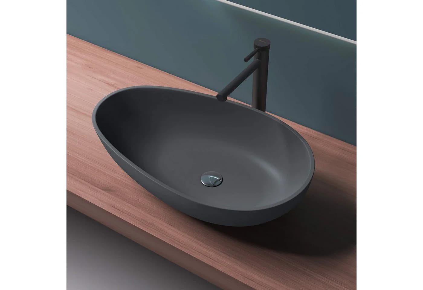 Mai & Mai Aufsatzwaschbecken Colossum809 Matt Anthrazit