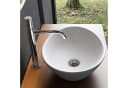 Mai & Mai Aufsatzwaschbecken Keramik Oval Weiß Br205 Bild 3