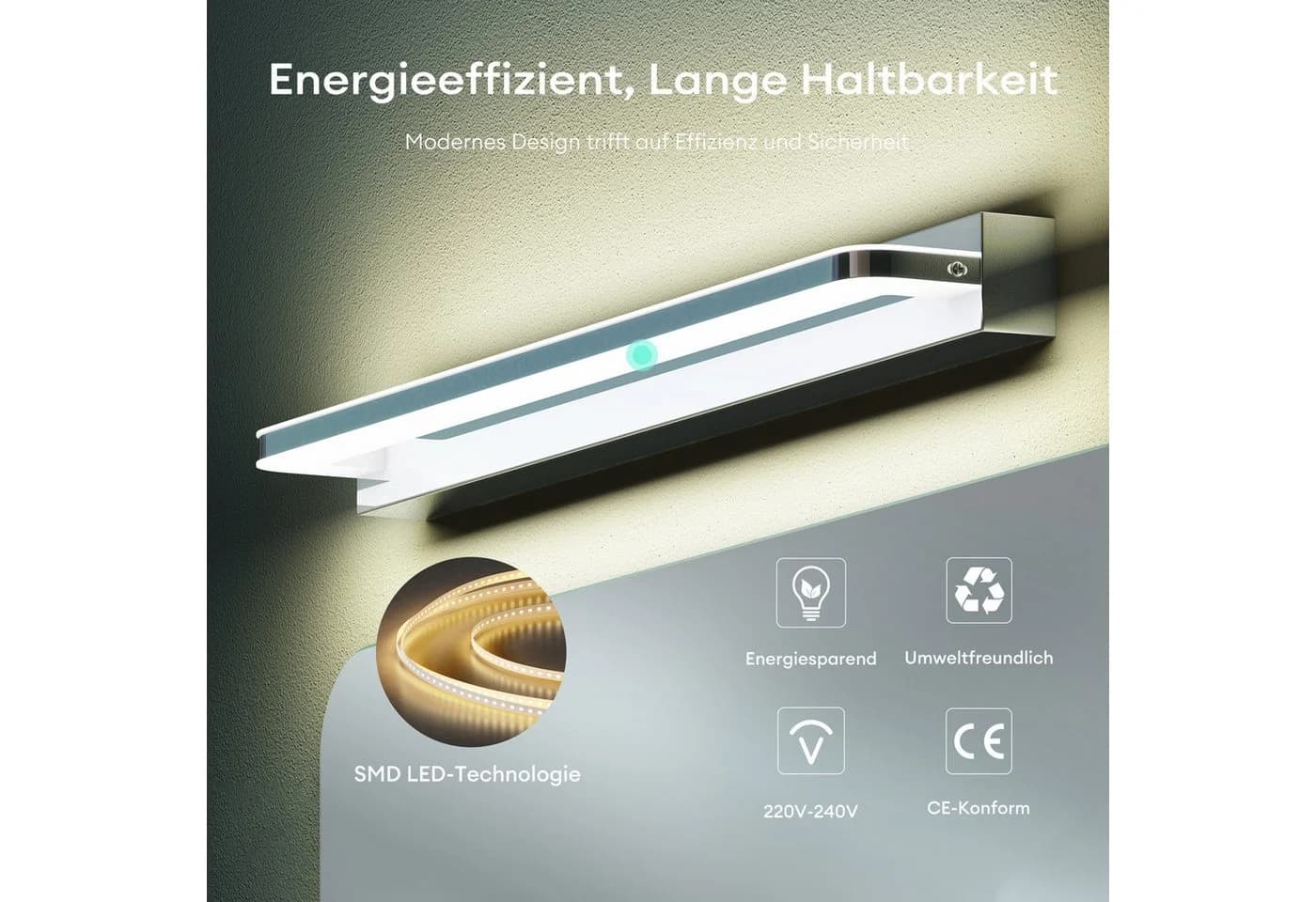 Mai & Mai LED Spiegelleuchte Badlampe 4000K - Bild 4