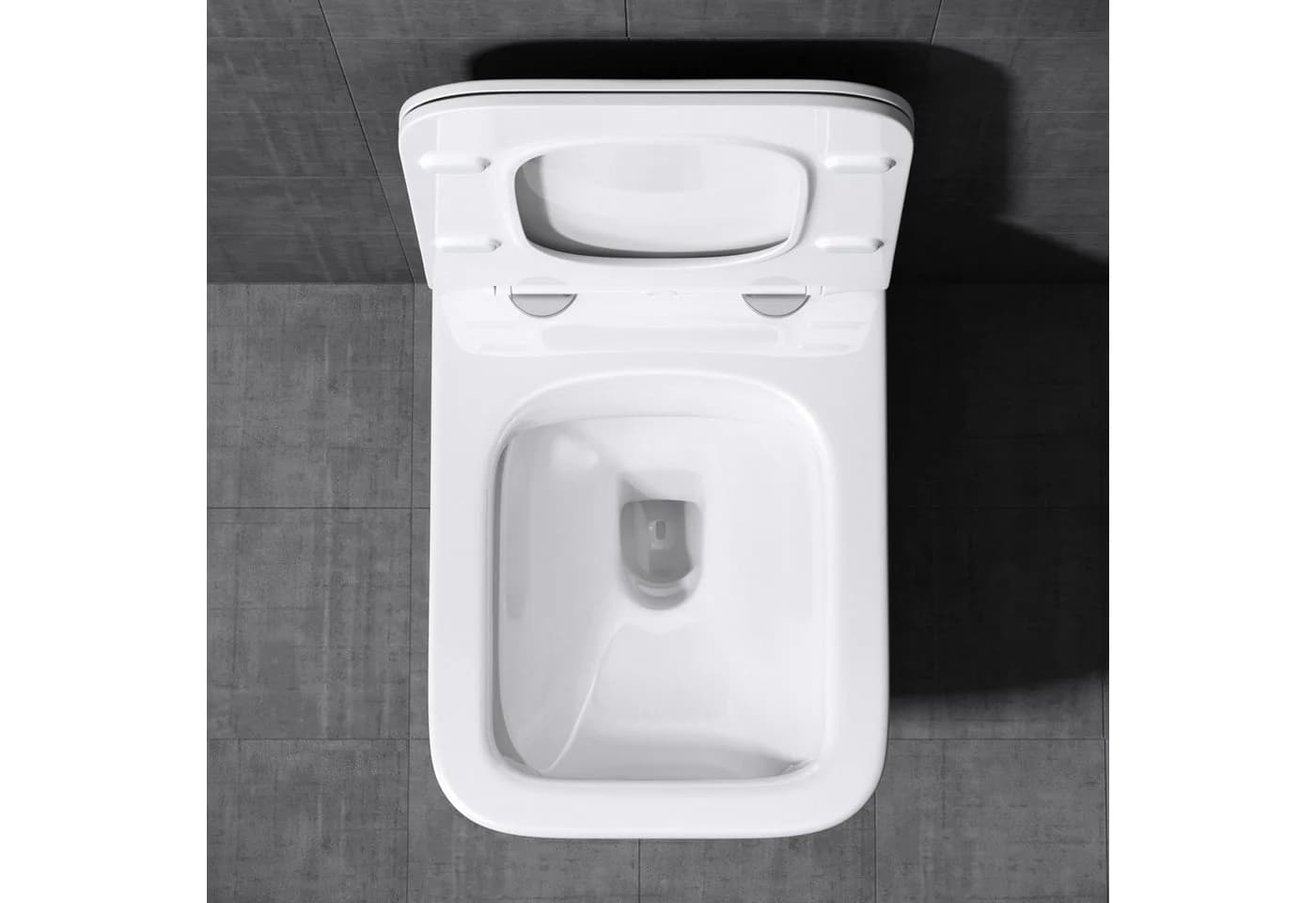 Mai & Mai Hänge-WC spülrandlos mit Softclose-Sitz Weiß - Bild 3