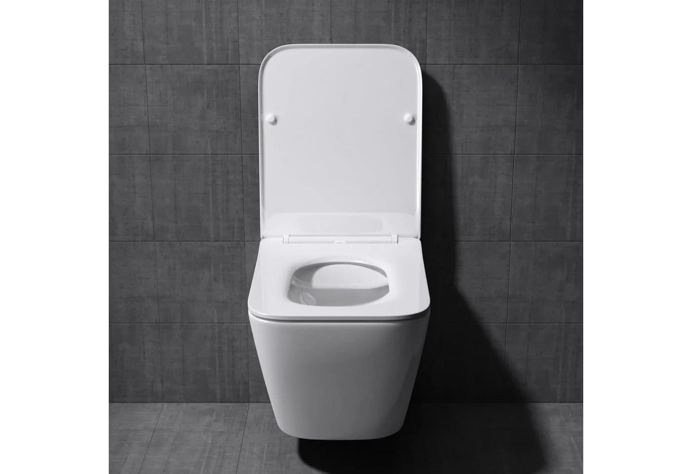 Mai & Mai Hänge-WC spülrandlos mit Softclose-Sitz Weiß - Bild 4