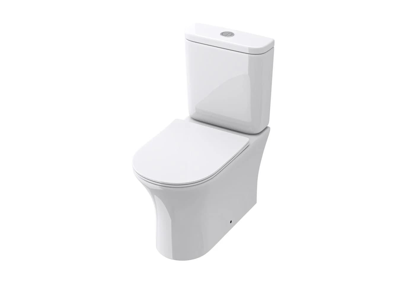 Mai & Mai Stand-WC Spülrandlos mit Soft-Close und Spülkasten Weiß - Bild 2