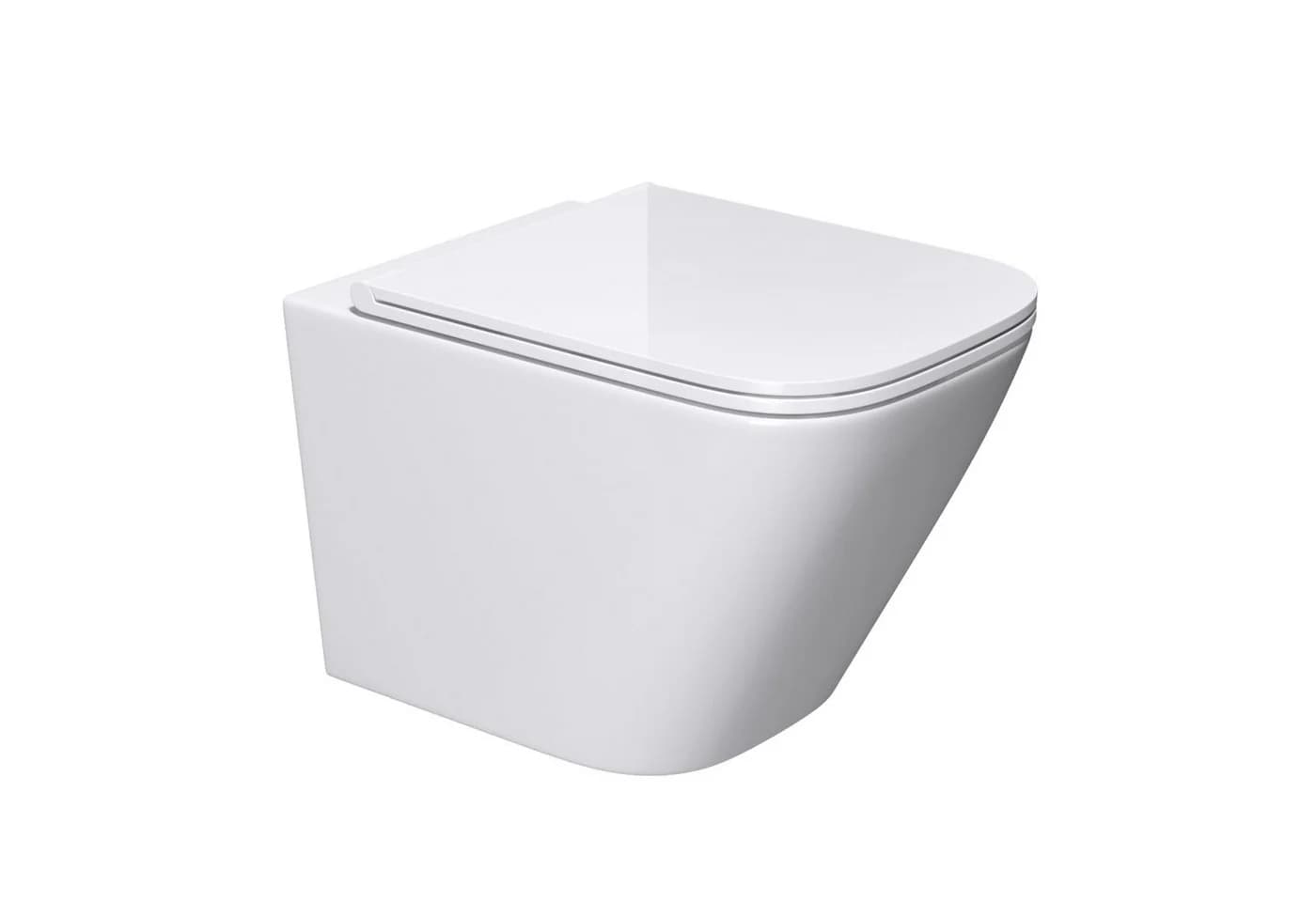 Mai & Mai Hänge-WC spülrandlos mit Softclose-Sitz weiß - Bild 2