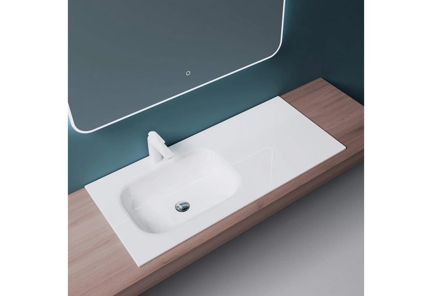 Mai & Mai Aufsatzwaschbecken Col04 Weiß Gussmarmor - Bild 5