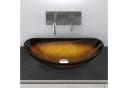 Mai & Mai Aufsatzwaschbecken Glas Minerva08 Gold Transparent Bild 3