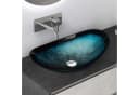 Mai & Mai Aufsatzwaschbecken Minerva08 Glas Oval Transparent Bild 5