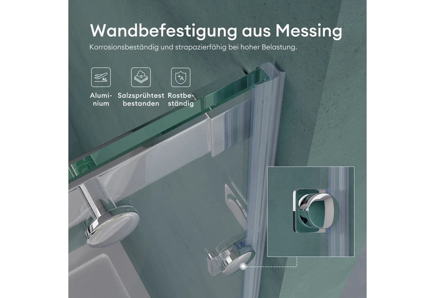 Mai & Mai Nischentür Teramo04-2 195cm ESG Glas NANO - Bild 3
