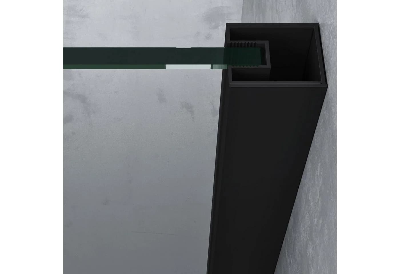 Mai & Mai Eckdusche Rav52K Schwarz ESG-Sicherheitsglas - Bild 5
