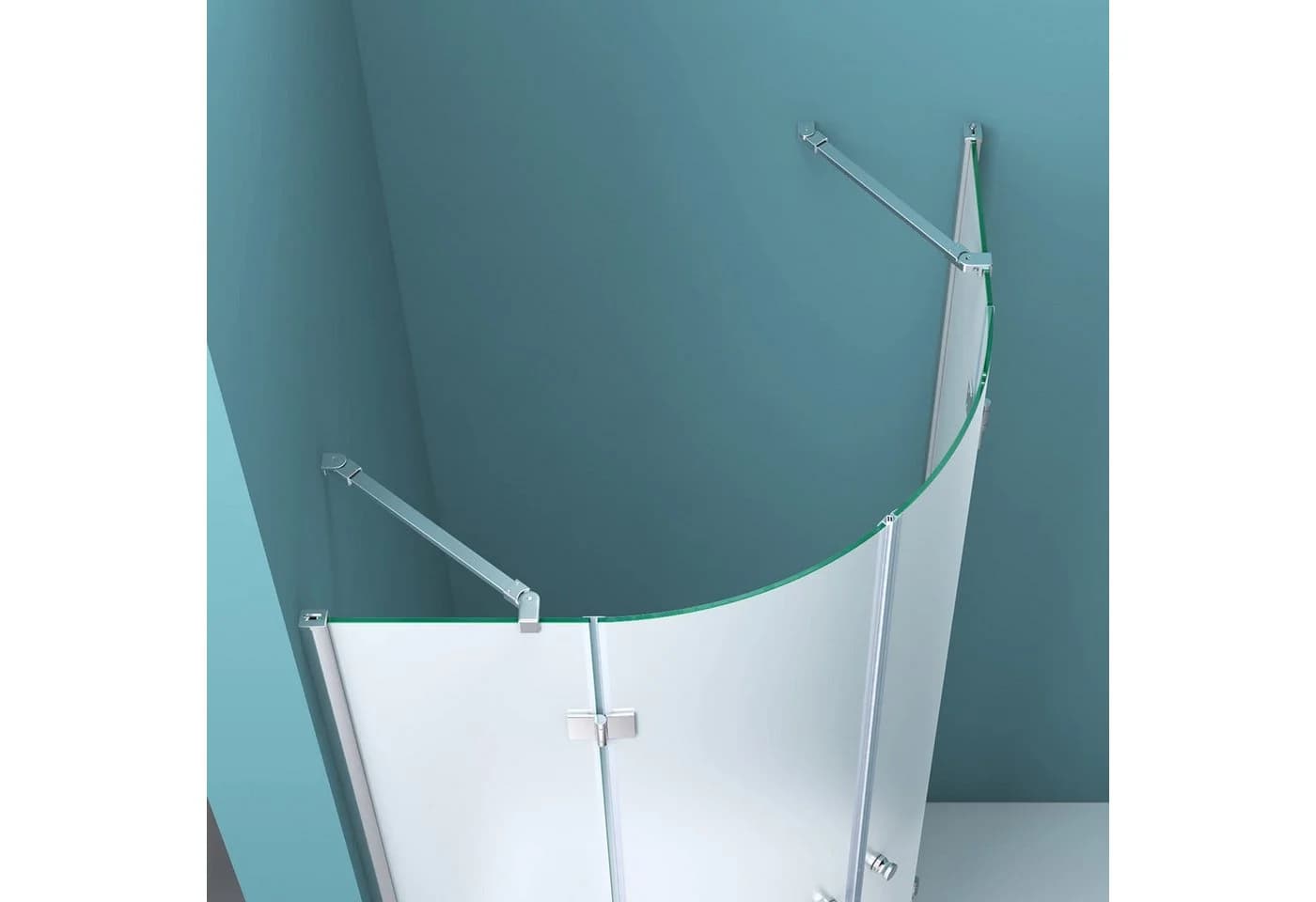 Mai & Mai Runddusche Duschkabine Doppeldrehtür Nano-Beschichtung - Bild 4