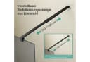 Mai & Mai Duschwand Walk-In Schwarz Profil 8mm ESG Glas Bild 5