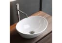 Mai & Mai Aufsatzwaschbecken Keramik Oval Weiß Br205 Bild 1