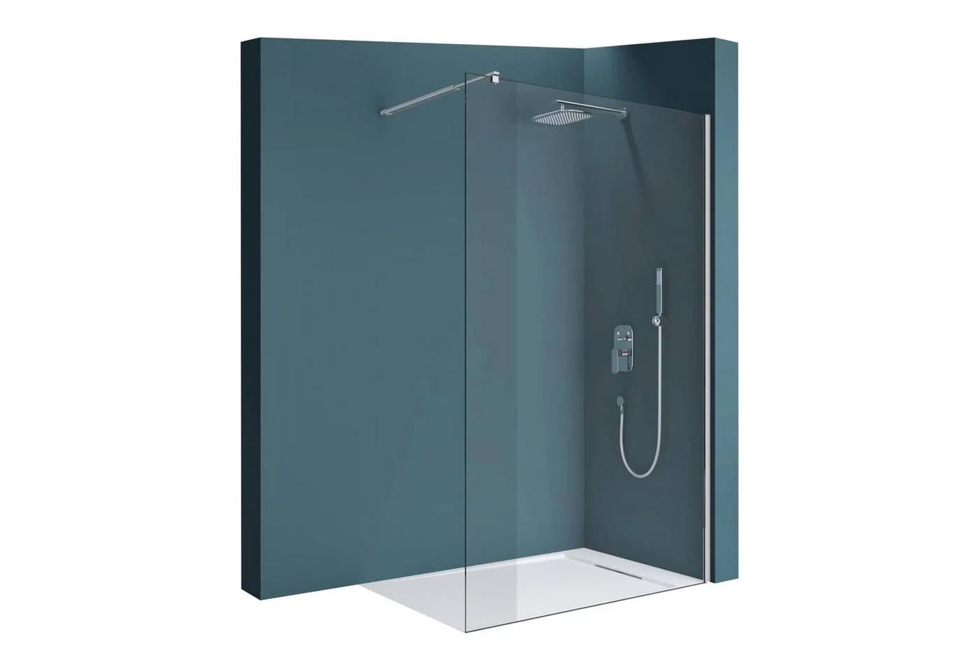 Mai & Mai Duschwand Walk-In 8mm ESG Glas NANO-Beschichtung - Bild 2