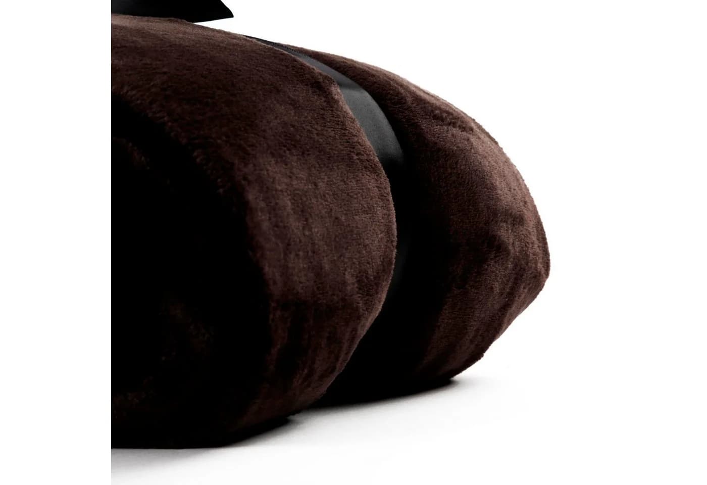 ESTEXO Flanell Wohlfühldecke Braun Felloptik 220x240cm