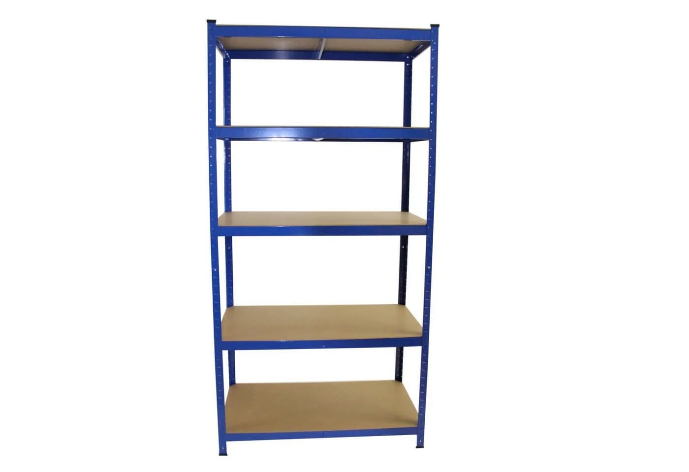 ESTEXO Schwerlastregal Steckregal Blau Metall MDF