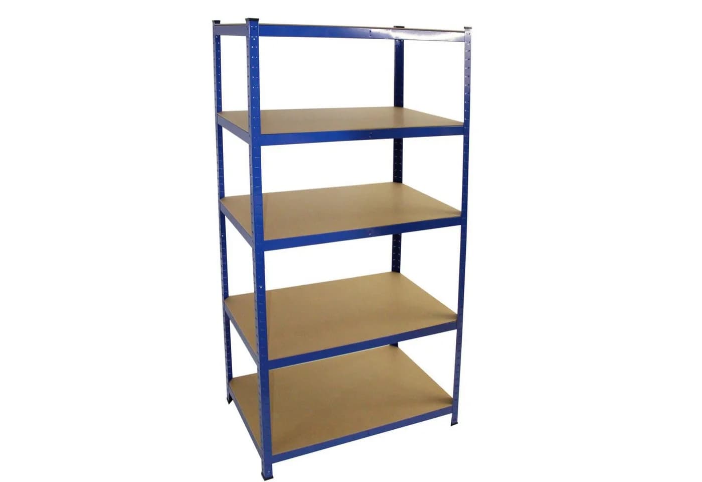 ESTEXO Schwerlastregal Steckregal Blau Metall MDF - Bild 2
