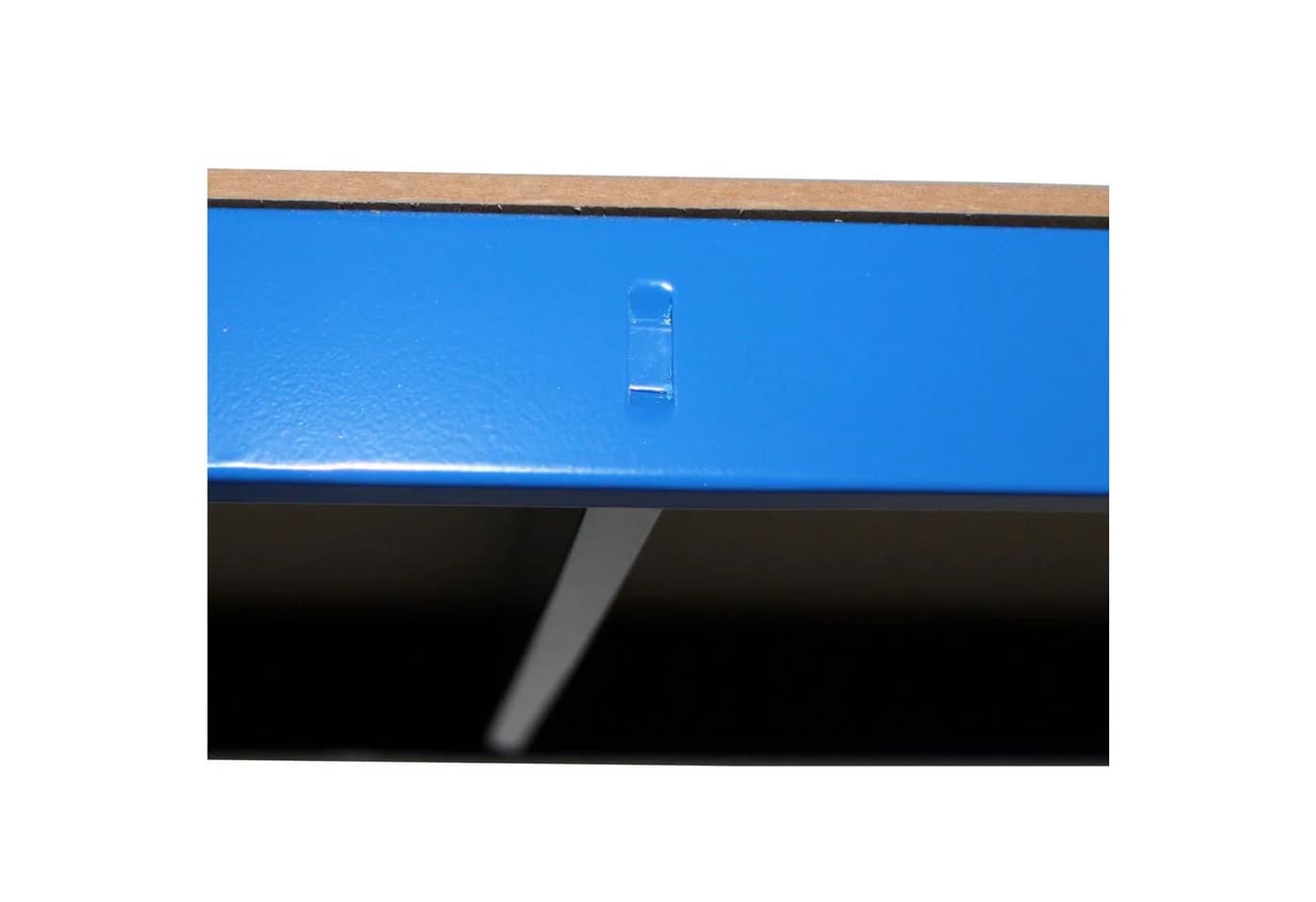 ESTEXO Schwerlastregal Steckregal Blau Metall MDF - Bild 3