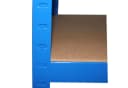 ESTEXO Schwerlastregal Steckregal Blau Metall MDF Bild 4