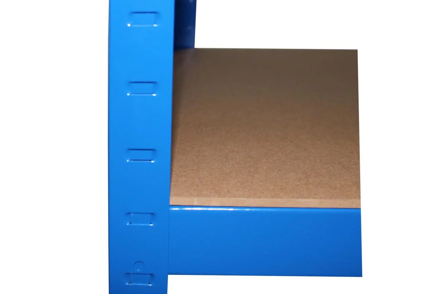 ESTEXO Schwerlastregal Steckregal Blau Metall MDF - Bild 4