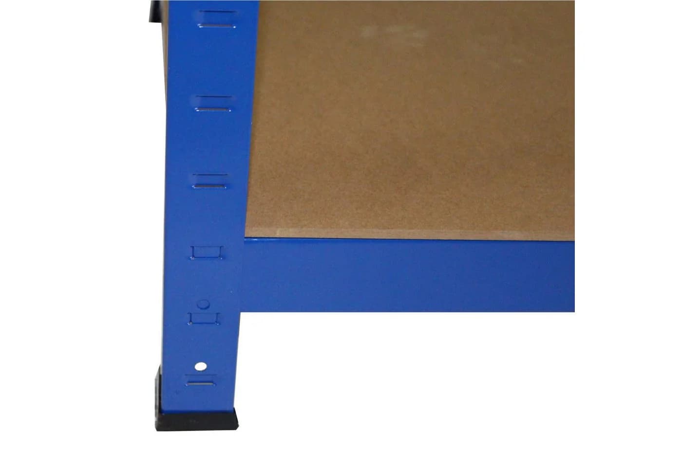 ESTEXO Schwerlastregal Steckregal Blau Metall MDF - Bild 5