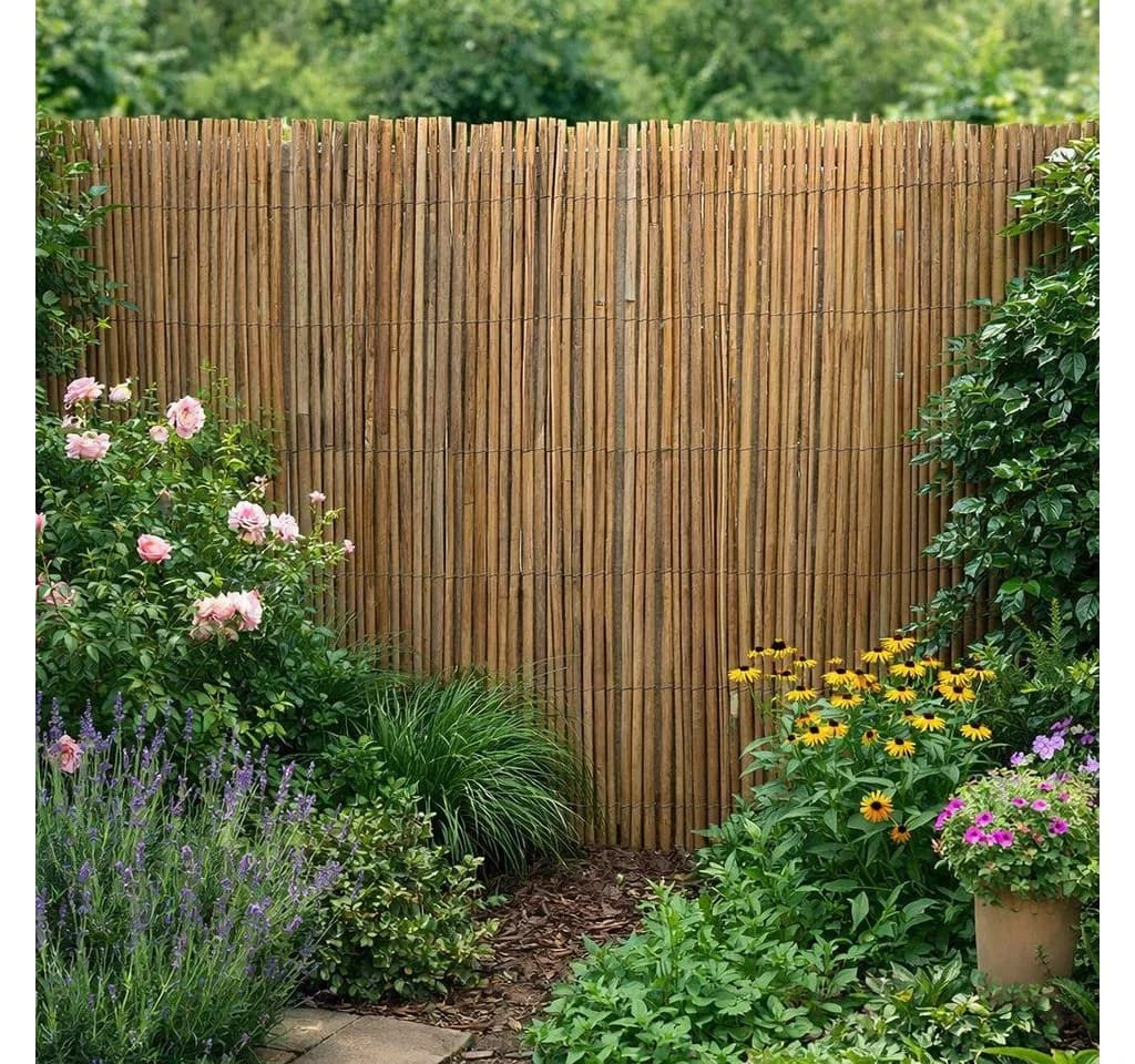 ESTEXO Bambusmatte Sichtschutzzaun 100 cm x 4 m - Bild 2