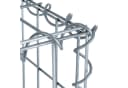ESTEXO Gabionenzaun 100x50x30 cm 2er Set Metall Silber Bild 1