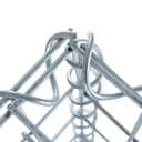 ESTEXO Gabionenzaun 100x50x30 cm 2er Set Metall Silber Bild 3