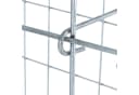 ESTEXO Gabionenzaun 100x50x30 cm 2er Set Metall Silber Bild 4