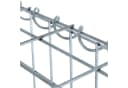 ESTEXO Gabionenzaun 100x50x30 cm 2er Set Metall Silber Bild 5