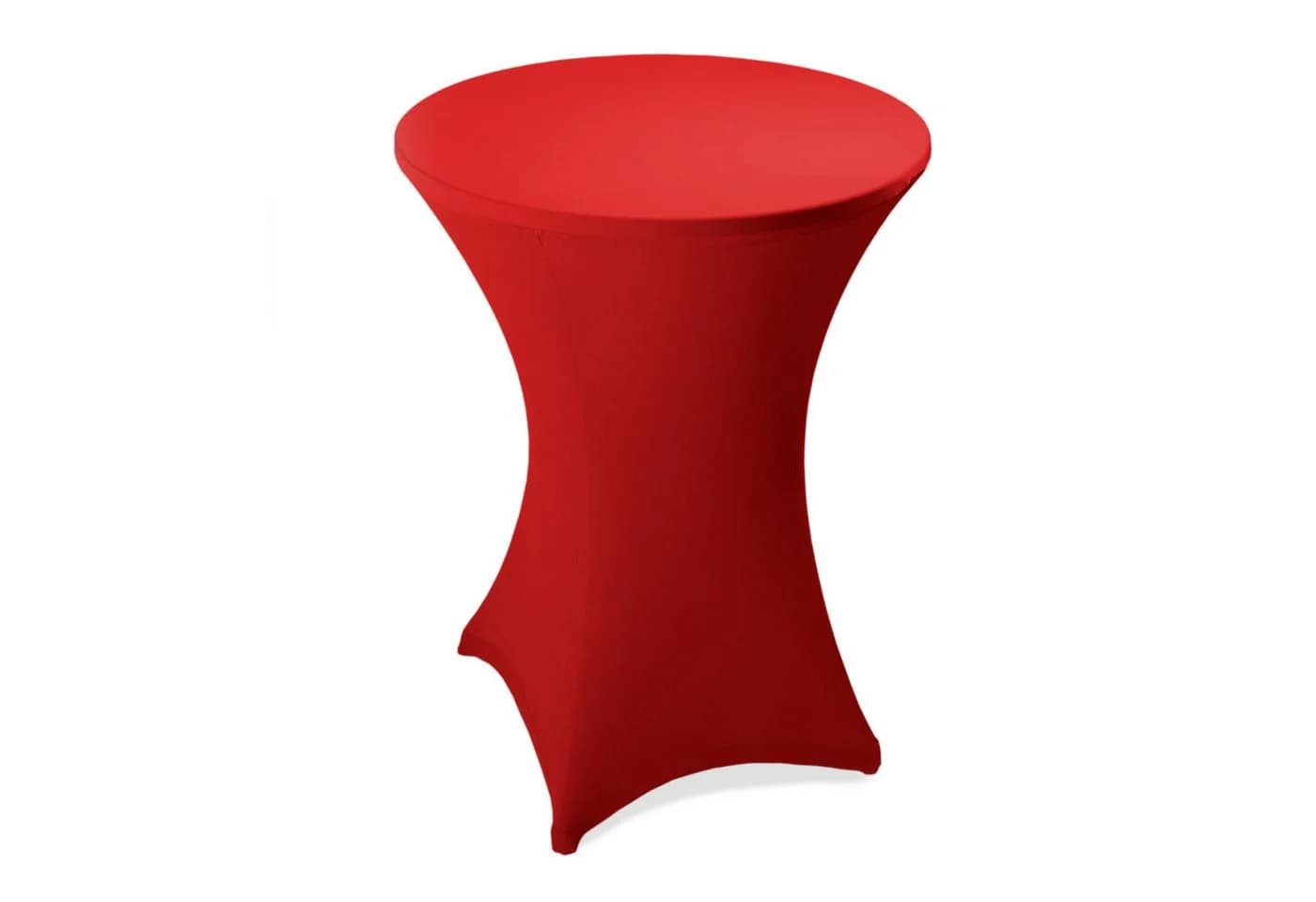 ESTEXO Stehtischhusse Stretch Rot Ø 60 cm Tisch Husse