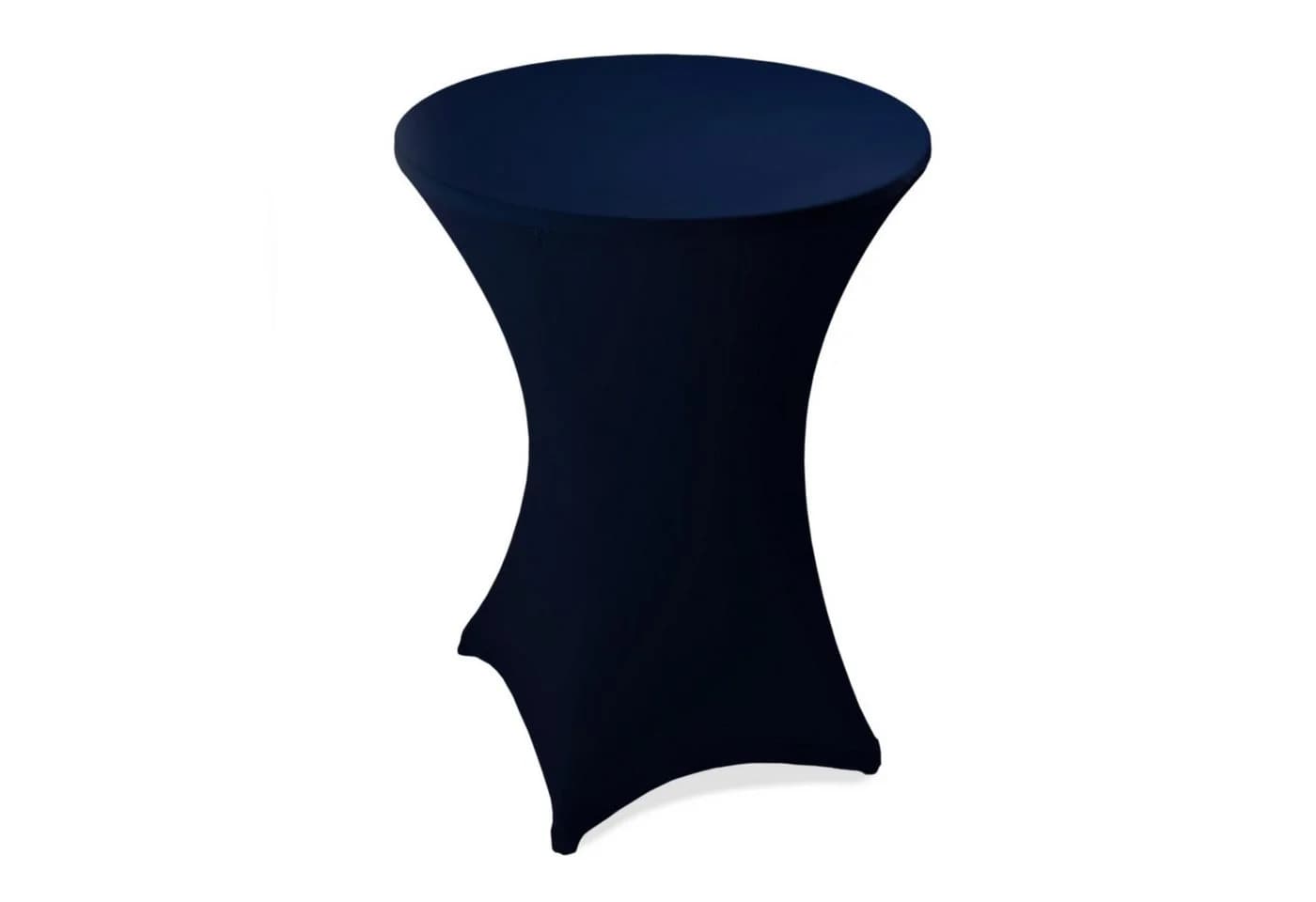 ESTEXO Stehtischhusse Stretch Dunkelblau Ø 60 cm