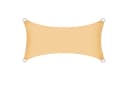 ESTEXO Sonnensegel Rechteck 4x6m HDPE Beige UV-Schutz Bild 2