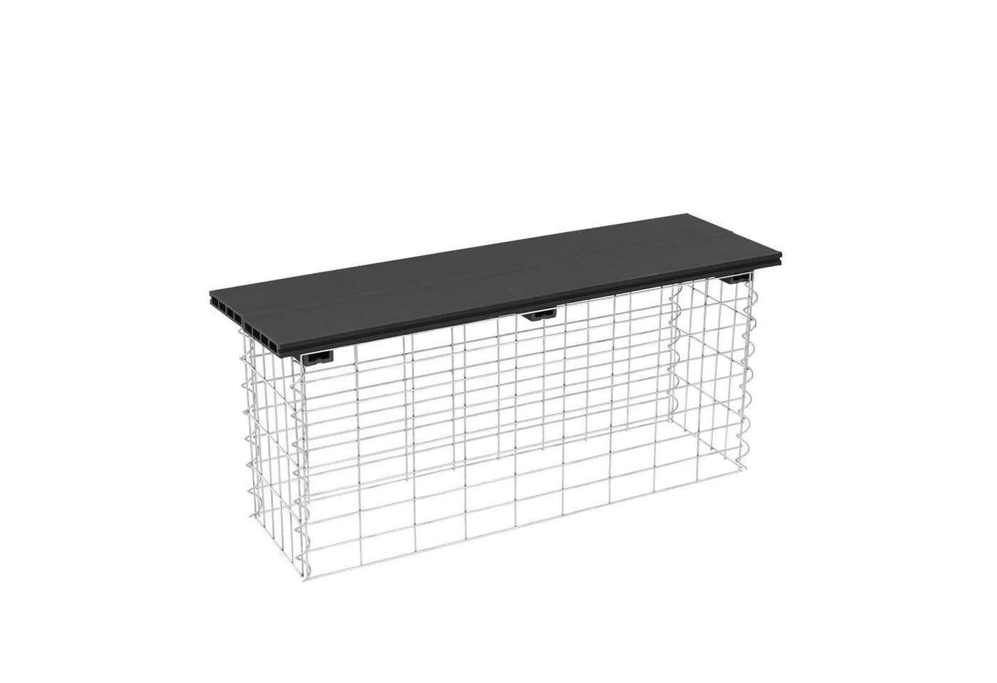 ESTEXO Gabionenbank WPC Sitzbank 100x30x43 cm - Bild 2