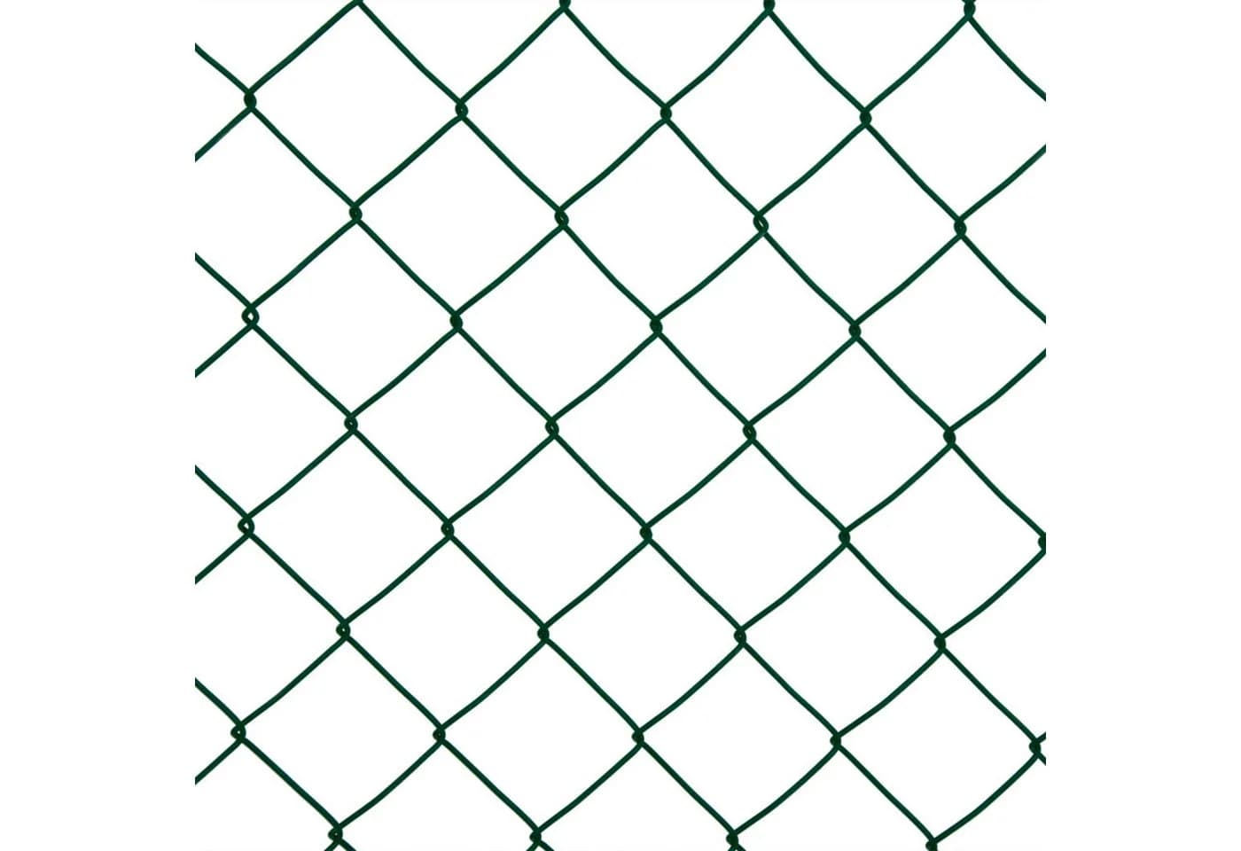 ESTEXO Maschendrahtzaun Komplettset 1,25 x 15 m Grün PVC - Bild 4