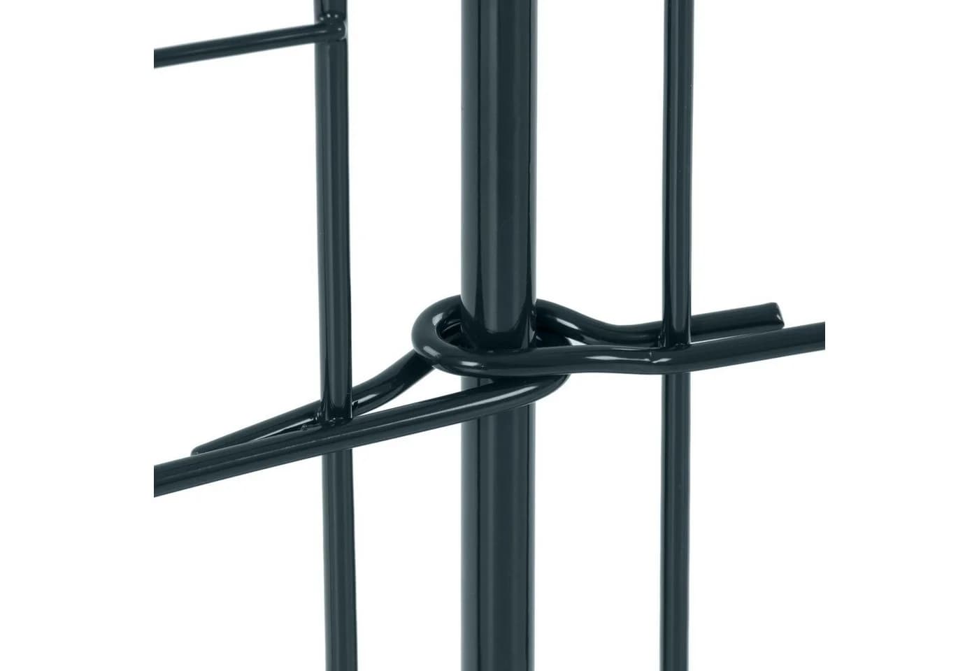 ESTEXO Gartenzaun Teichzaun 11tlg Set Anthrazit Metall - Bild 4