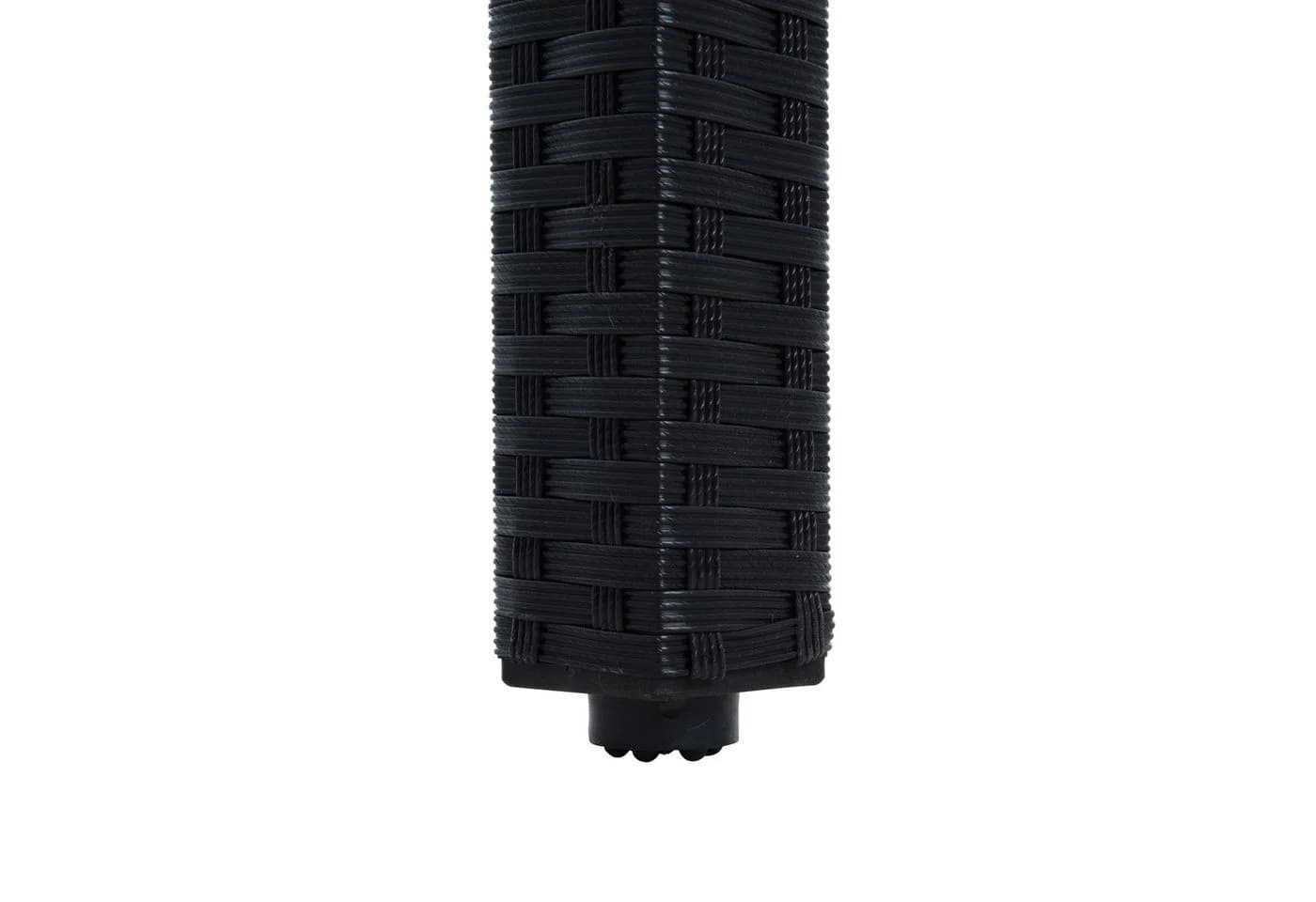 ESTEXO Sitzgruppe Polyrattan 8-tlg. Schwarz/Grau - Bild 5