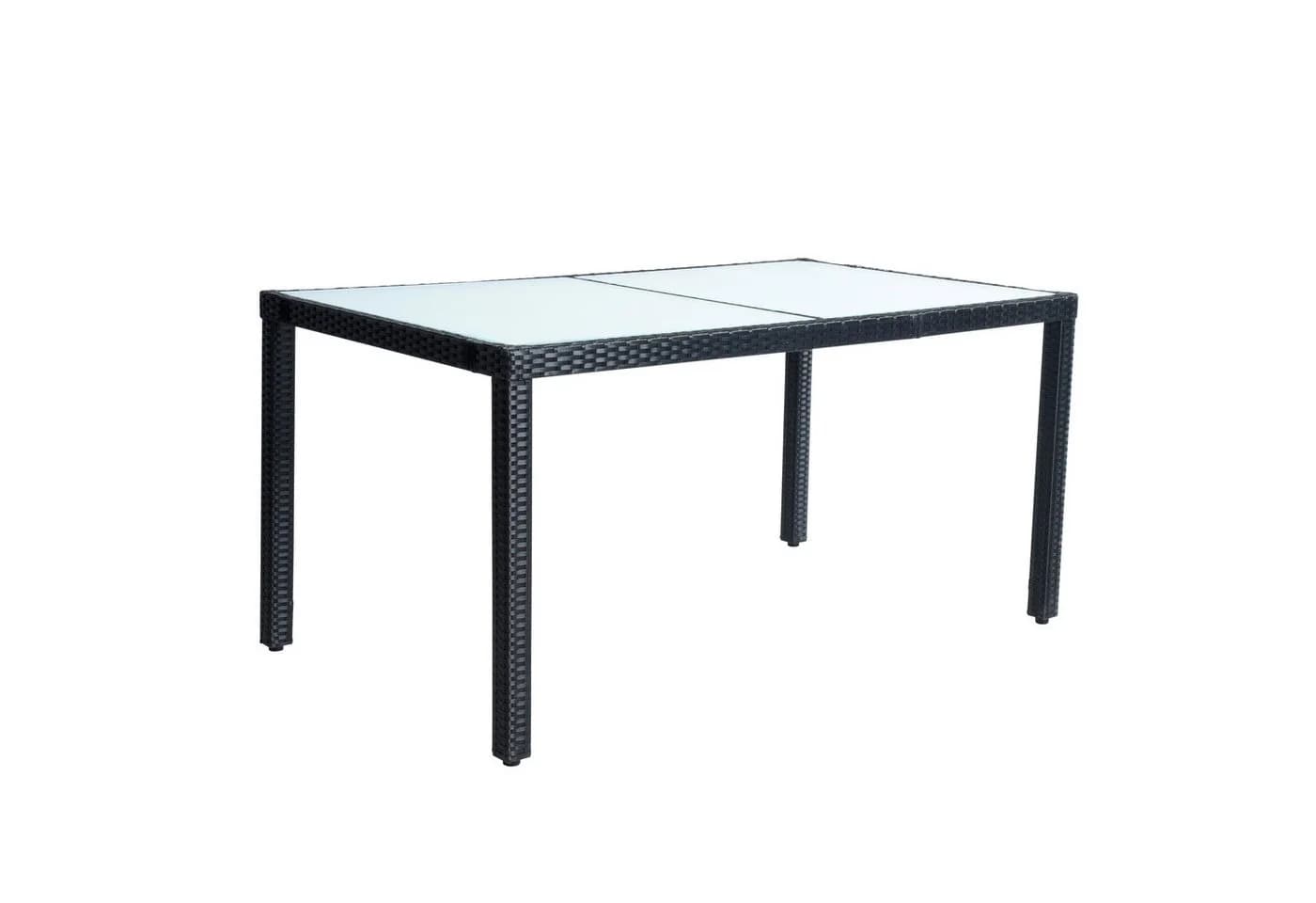ESTEXO Sitzgruppe Poly-Rattan Essgruppe 6 Personen