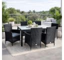 ESTEXO Sitzgruppe Poly-Rattan Essgruppe 6 Personen Bild 2