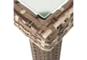 ESTEXO Sitzgruppe Polyrattan Gartenmöbel Set Rattan Essgruppe Beige Braun Bild 3