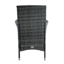 ESTEXO Gartenstuhl Rattan Anthrazit-Grau Bild 3